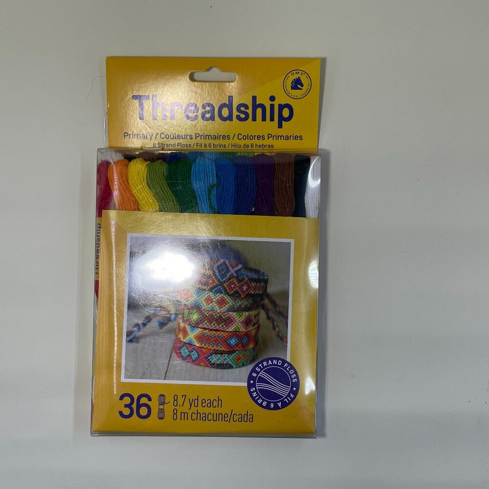 Threadship Cotton Threads, Assorted Colors